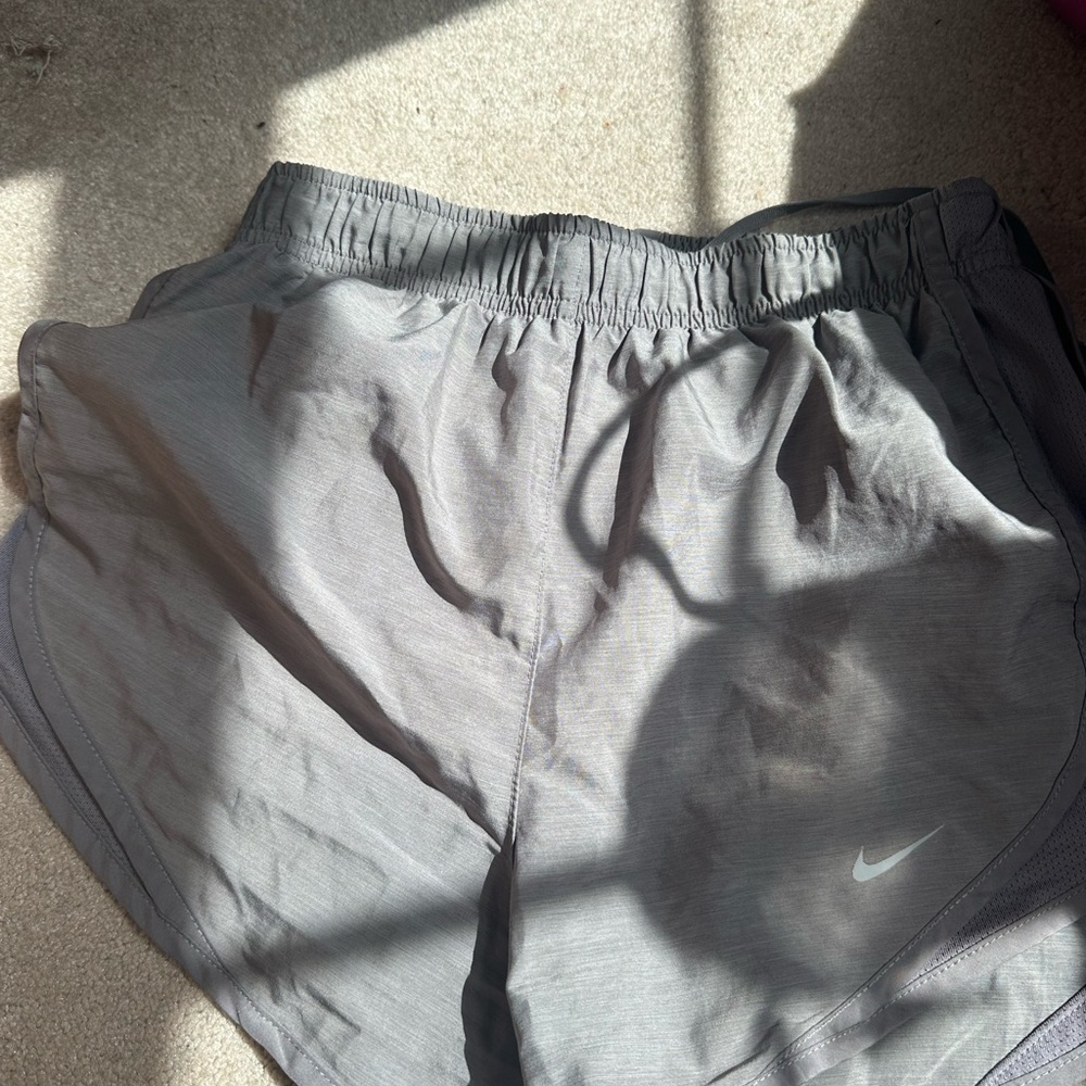Nike Light Gray Running Shorts